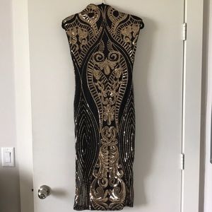 Stand out and show your curves. Very fitted dress